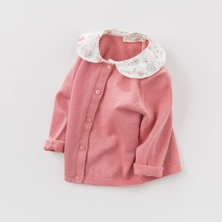 Осенний детский хлопковый кукольный наряд, брошь, свитер, детская одежда, воротник куклы