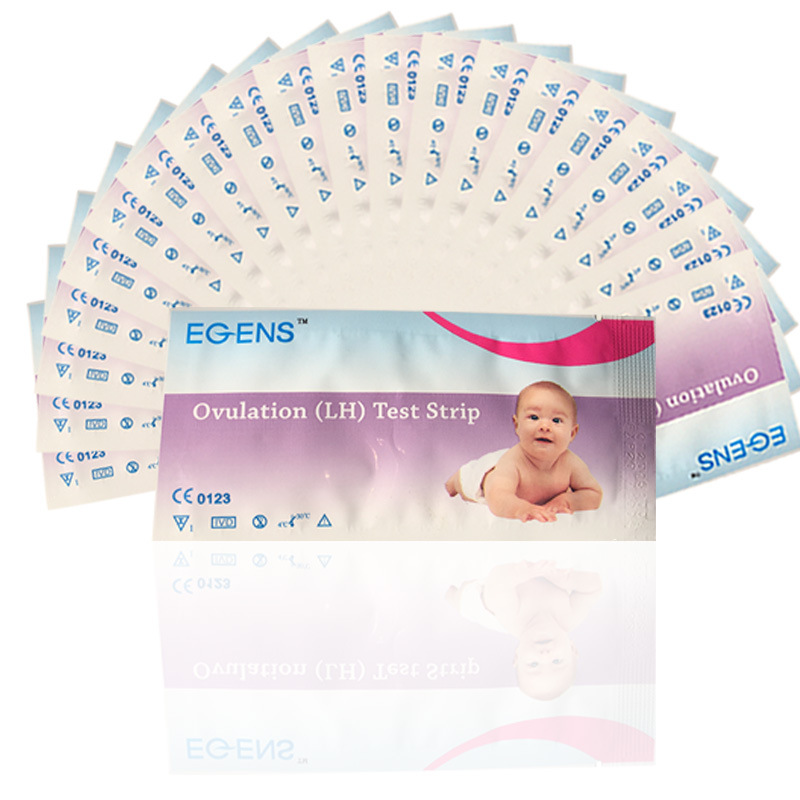 测排卵试纸试条 EGENS LH排卵检测试剂100T/袋 CE认证出口装1条