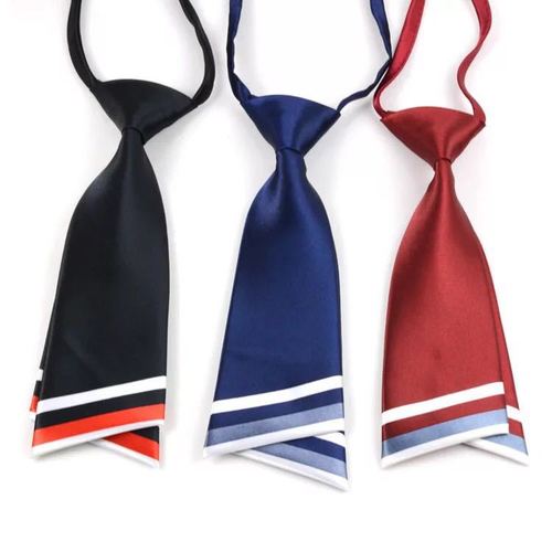 Sailor Dance Korean style double-layered knife-shaped tie small suit accessories square dance team dance performance multi-color small bow tie