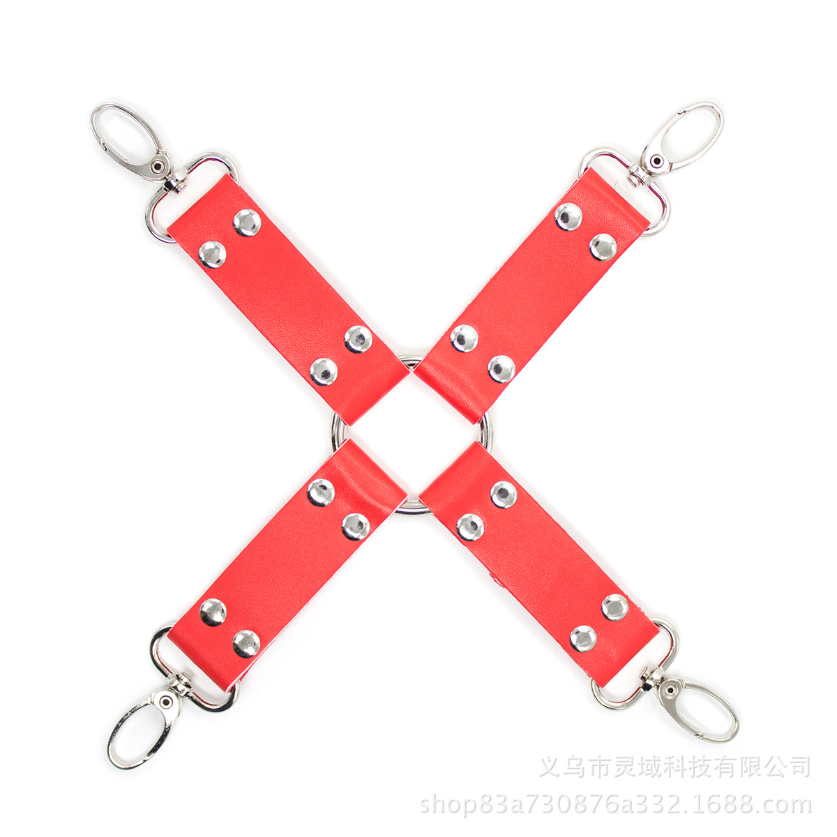 Sexy accesorios vinculantes manos y pies reverso espalda manguito sexy manos y pies vinculante Cruz de cuero Gancho pareja suministros