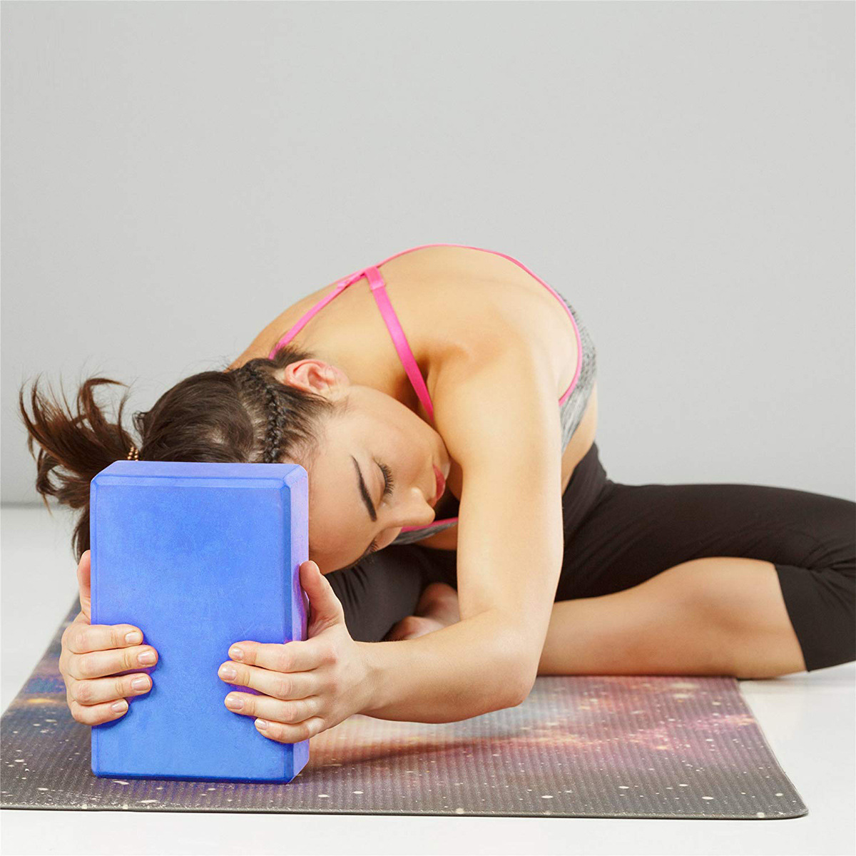 厂家直销瑜伽砖高密度eva彩色实心泡沫砖现货舞蹈练功砖|ms