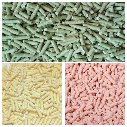 Wholesale Tofu Cat Litter Green Tea Original Crumbled Cat Litter Wholesale NOE Absorbent Clumping Rice Tofu Cat