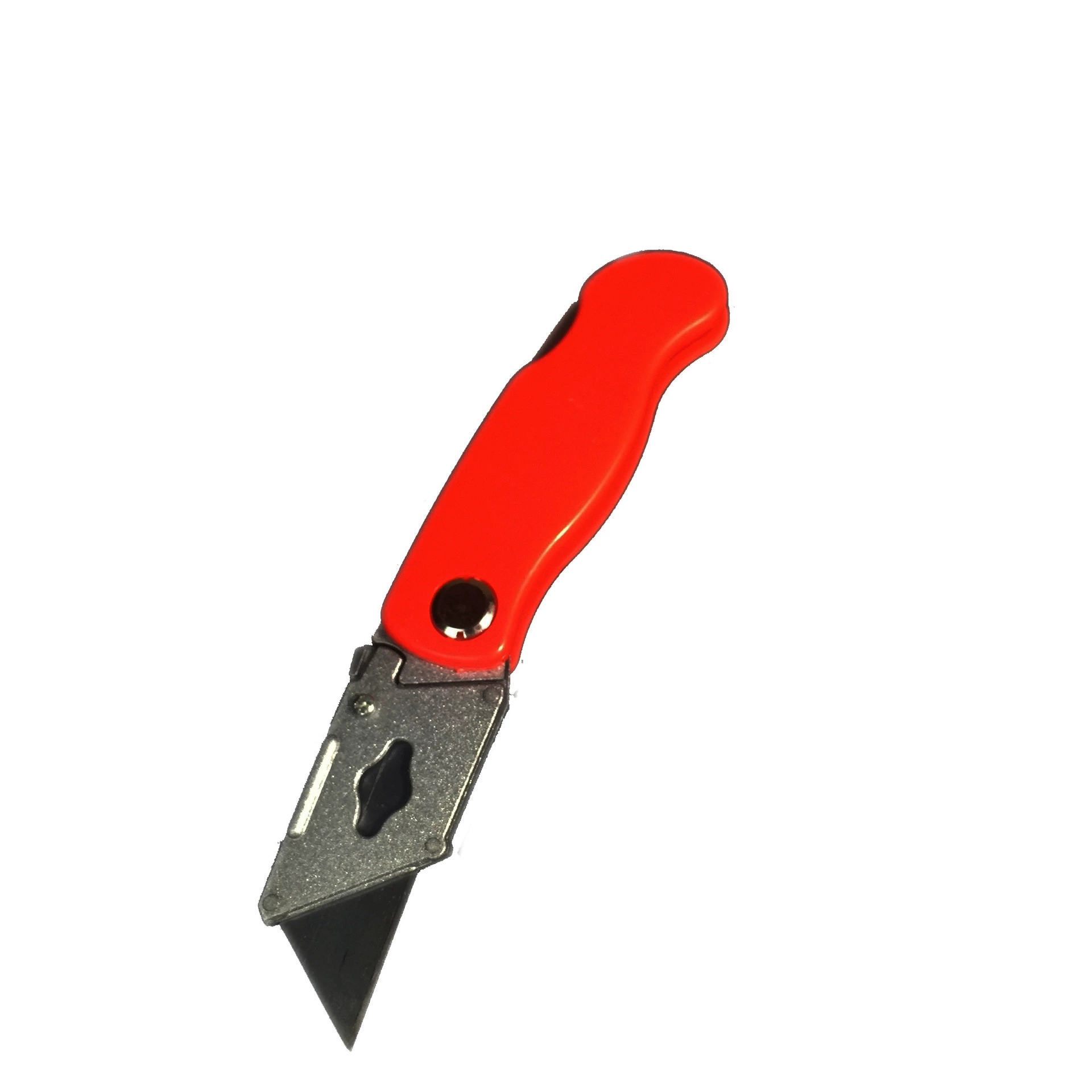 Folding Utility Knife, Aluminum Alloy Handle, Heavy-Duty Wear-Resistant Metal Blade, Multi-Pack Options