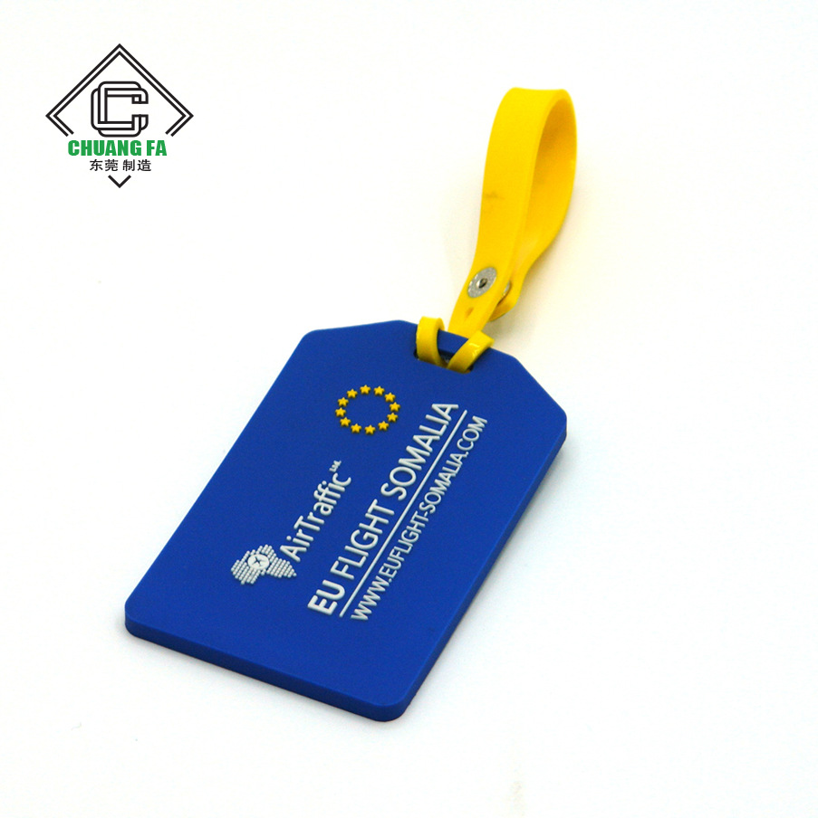 PVC Soft glue trunk decorate Listing Innovation and self creation LOGO Promotion Marked Tag travel knapsack Pendant