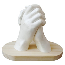 3D立体克隆粉模型粉diy情侣手模型石膏粉手印抖音情侣石膏手模型