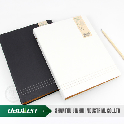 Daolin black and white Department B5 80 student Metal clip Simplicity Stiff dough Horizontal Loose-leaf notebook Stationery wholesale
