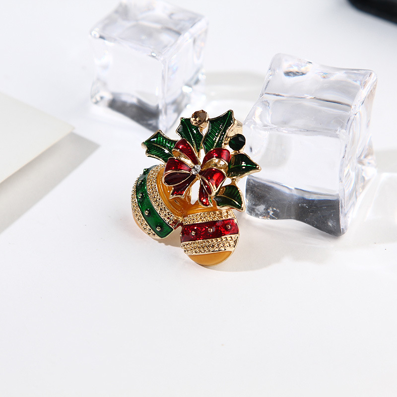 Lanhao Korean fashion cartoon simple oil drop Christmas gift honey candy brooch pin clothing pin accessories_voghion.com