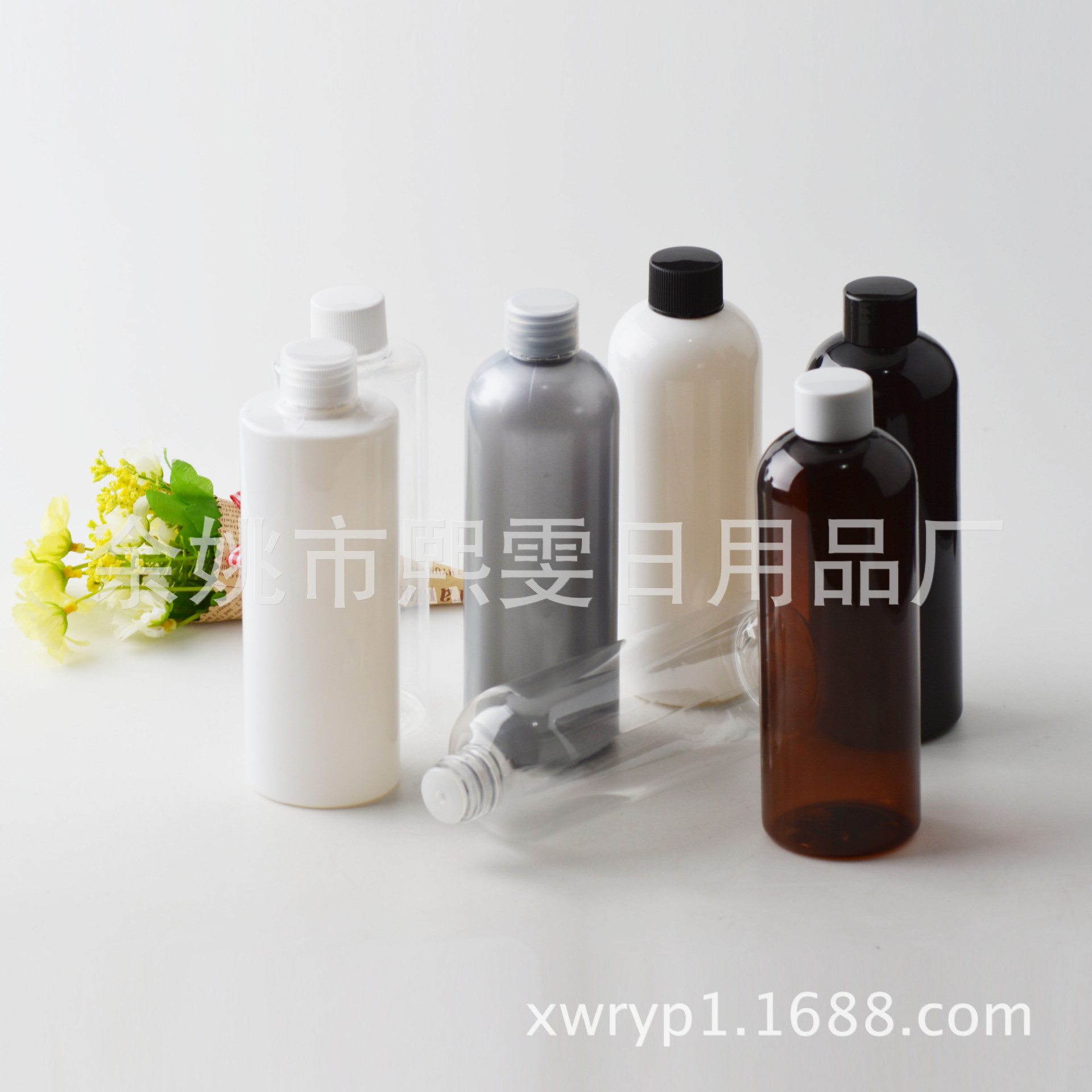 300ml简易旋盖瓶 乳液瓶化妆水瓶带内塞