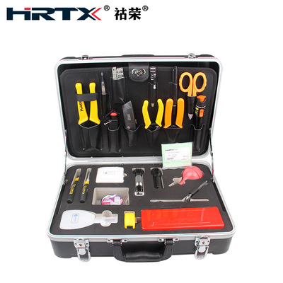 厂家直销 光纤光缆熔接配套多功能施工清洁配套工具箱KF-6500A
