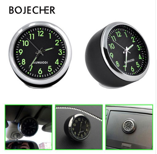 Car center console exquisite clock font fluorescent home small clock student clock font luminous