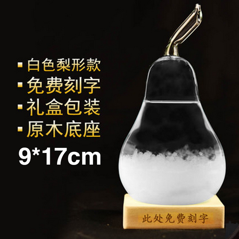 Letras libres regalo creativo pronóstico del tiempo botella tormenta diamante Nuevo vidrio artesanía regalo al por mayor