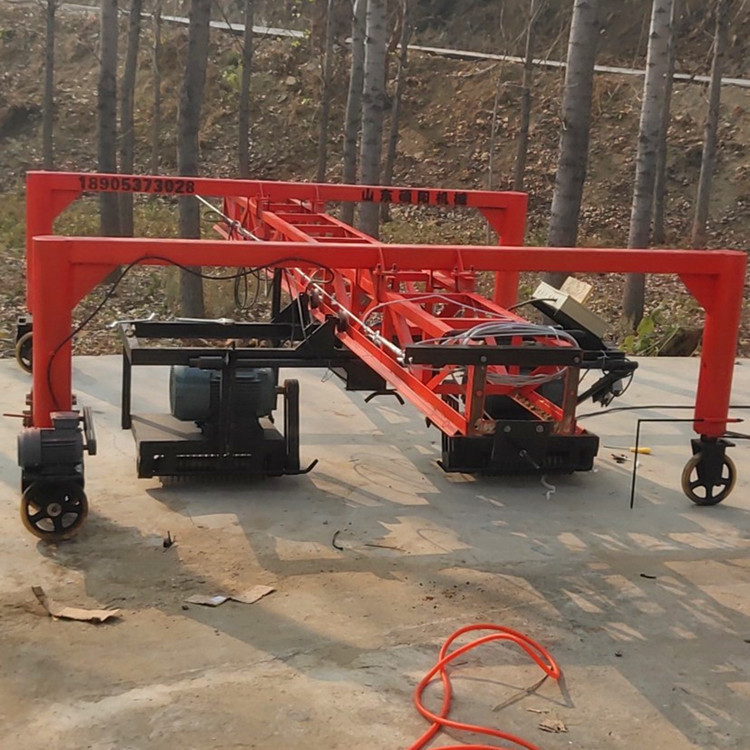 桁架混凝土刻纹机 导轨式路面刻纹机 大型路面防滑刻纹设备