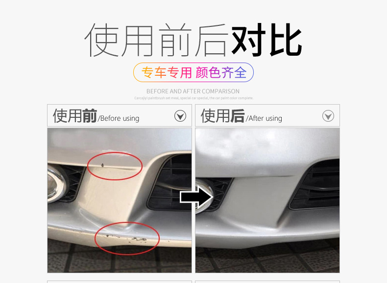 Kajiayi Car Scratch Repair Paint Pen Mark Removal Grinding Pearl White Black Deep Scratch Car Paint
