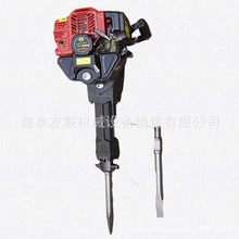 多功能汽油凿岩机 家用汽油冲击锤图片 二冲程汽油破碎镐