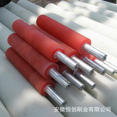 Manufactor Direct selling High temperature resistance Cots Delivery And printing Mechanics Cots polyurethane Rubber covered roll