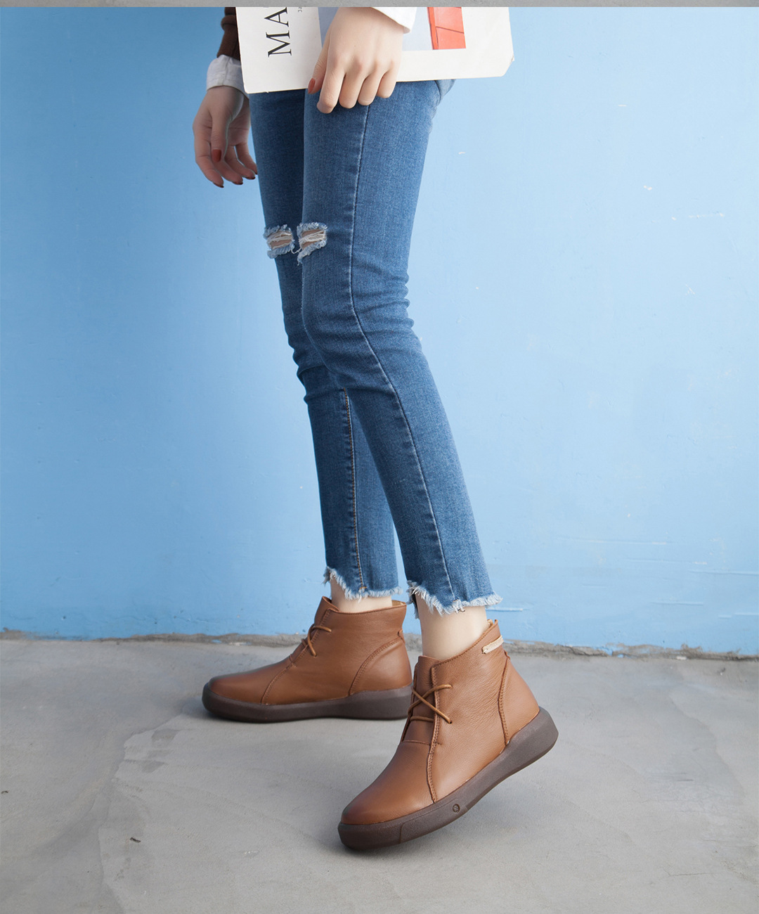 Bottes femme en En cuir - Ref 3355207 Image 23