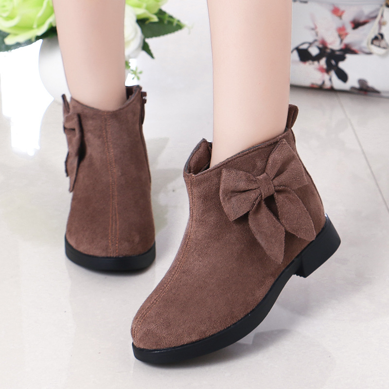 Foreign trade shoes 2018 Autumn and winter new pattern children Single boots Korean Edition fashion girl Bootie On behalf of