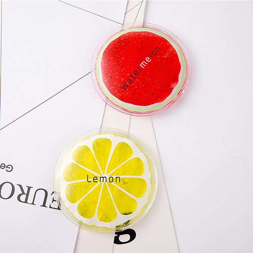 Portable cooling ice pad cute fruit cooling ice pack wholesale cartoon foreign trade summer ice pack cold compress bag ice pack