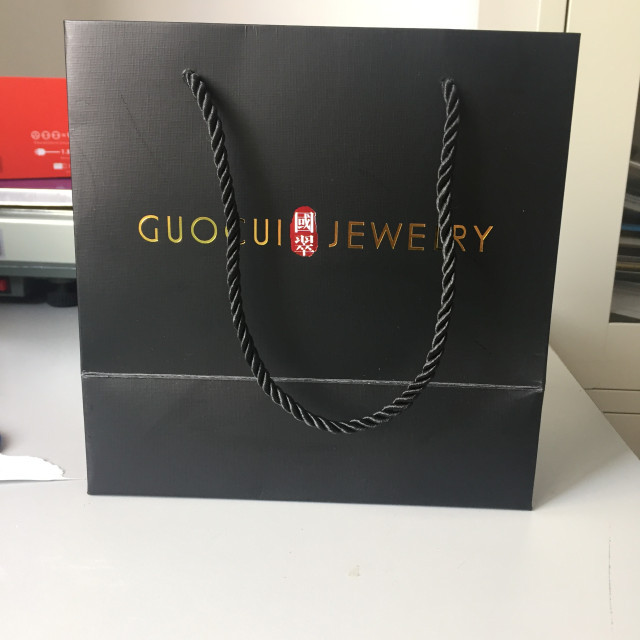 厂家定制珠宝首饰手提袋 白卡纸袋 高端礼品袋印刷业务