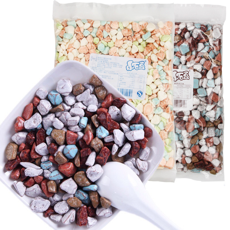 Fengle colorful stone candy Yuhua stone chocolate candy 2kg/bag colorful candy bulk wholesale WeChat soft candy Fengle colorful stone candy Yuhua stone chocolate candy 2kg/bag colorful candy bulk wholesale WeChat soft candy
