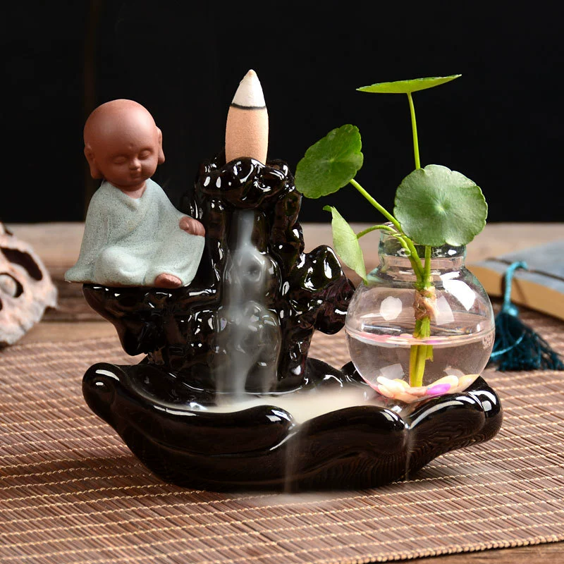 Creative Incense burner sandalwood, aroma lamp for office, scarlet wood