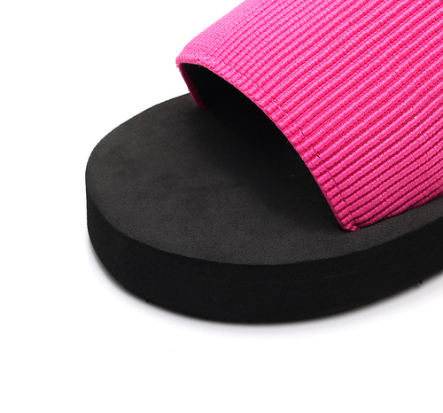 Hot selling one-piece sandals, platform wedges, women's home thick-soled non-slip beach shoes, summer slippers wholesale