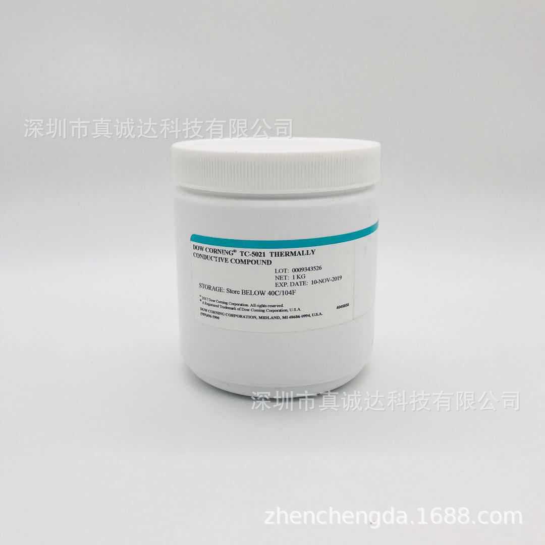 本店爆款 陶氏道康宁TC-5021CPU散热膏LED散热胶电源导热硅脂