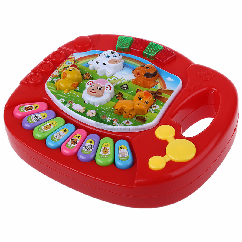 儿童农场动物电子琴婴幼儿玩具宝宝早教启蒙玩具动物发声音乐琴