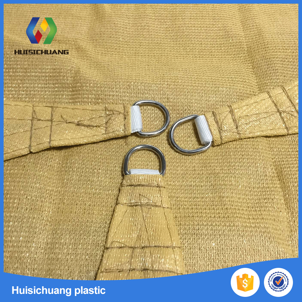 BSCI工厂直销高密度聚乙烯HDPE遮阳帆 庭园用的三角帆四角帆