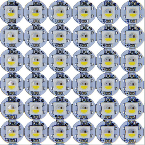 100 4-LED WS2812B rigid board small round dots 5V 5050 RGB RGBW built-in color-changing full-color light beads