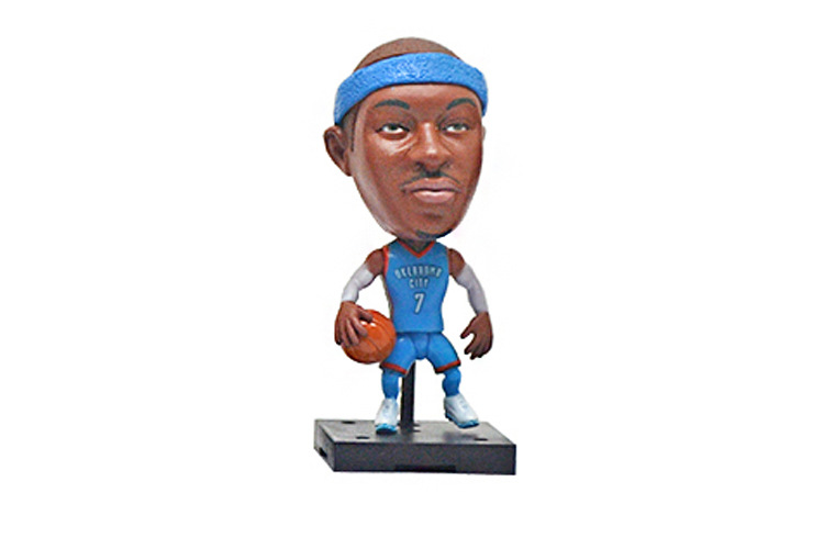 thumbnail image 1 of Creativo baloncesto estrella estrella ventilador pequeño regalo muñeca muñeca decoración de escritorio Anthony 6,5 CM, 1 of 2
