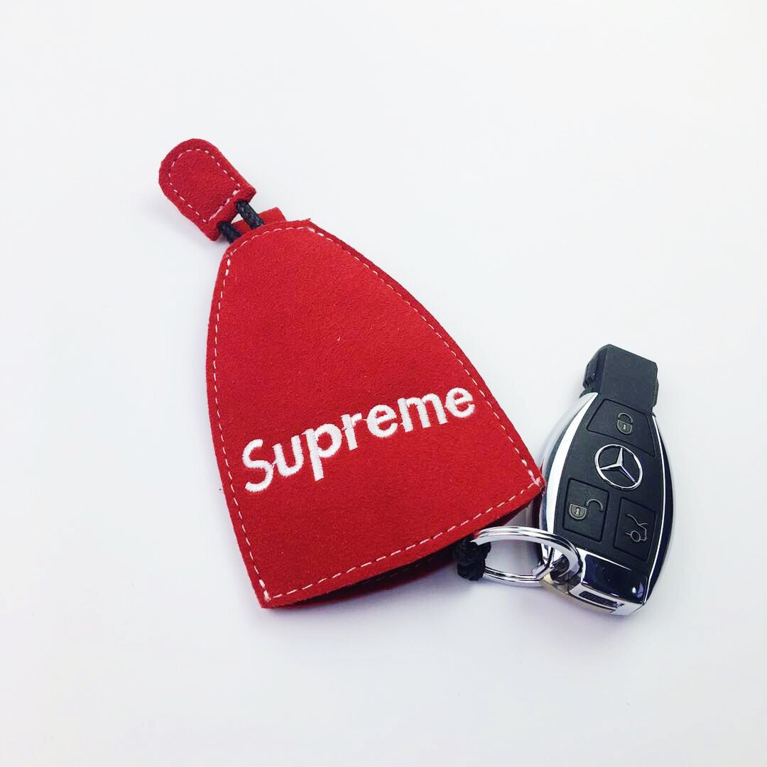潮牌supreme汽车钥匙包套男女通用创意多功能个性钥匙包小包 迷你