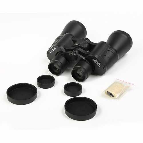 New black telescope body binoculars, standard civilian dual-tube telescope, high magnification and high definition, factory wholesale