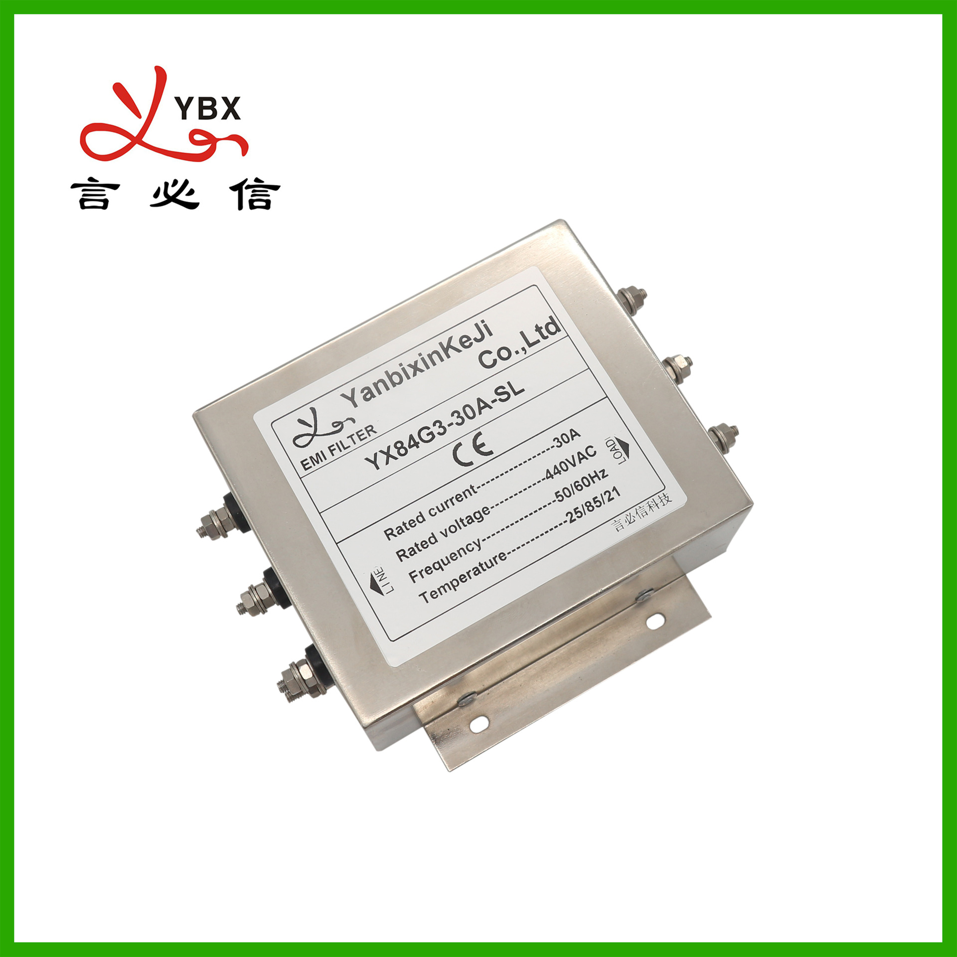 供应电源滤波器YX84G3-6A-SL变频器输出端专用440V滤波器厂家直供