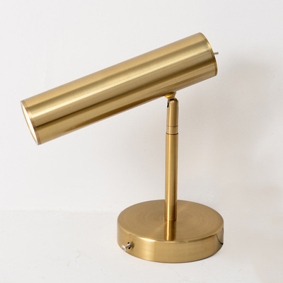 modern Simplicity originality fashion lamps and lanterns Northern Europe design villa hotel bedroom Bedside brass LED Living Room Wall