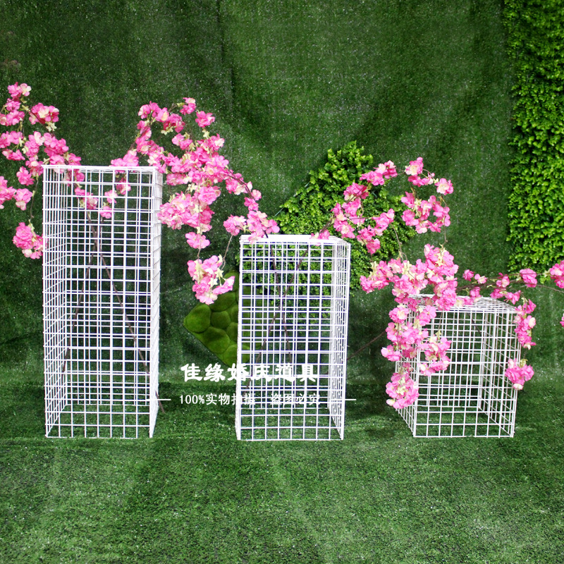 Iron art grid travel permit Wedding celebration prop t Taiwan travel permit wedding Stage background suspended ceiling Wedding celebration Iron art travel permit wholesale
