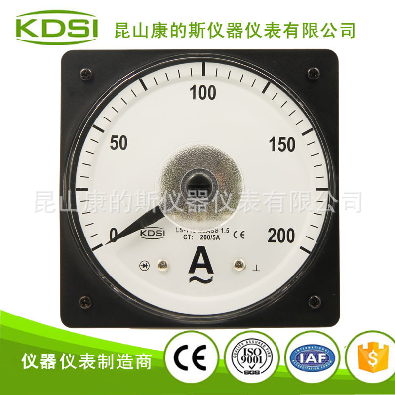 指针式广角度交流电流表 LS-110 AC200-