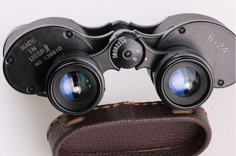 Full metal handheld telescope, leather pack
