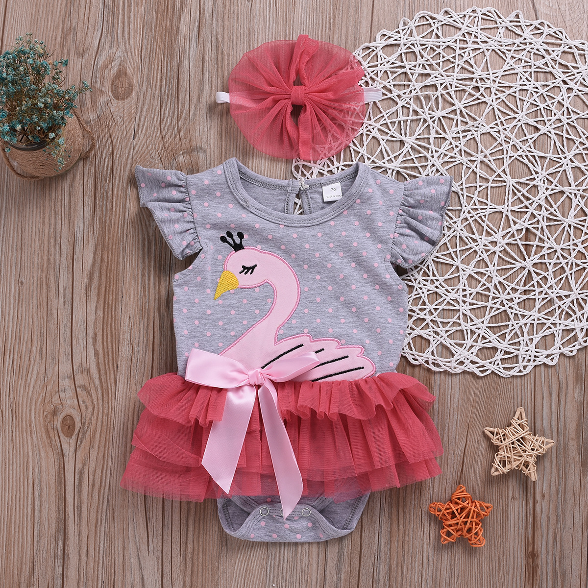 2019 new foreign trade baby girl romper...