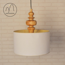 葫蘆吊燈橡膠木實木北歐創意布藝餐廳手工專業工廠