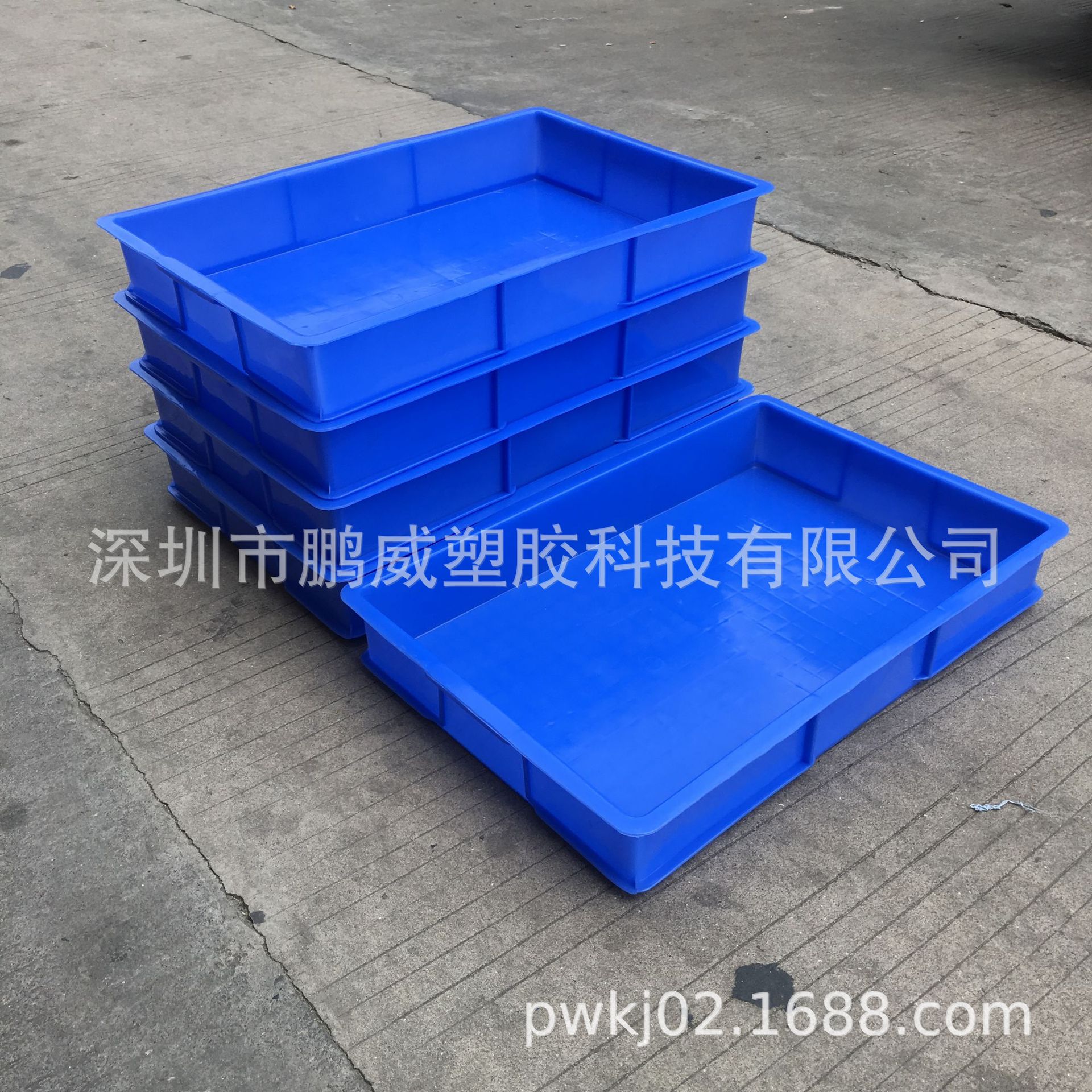 厂家批发PP塑料盒子塑胶盘子塑胶浅盘长方形塑胶方盘黄粉虫养殖盆