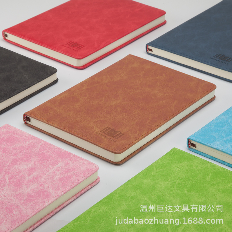 办公文具a5记事本子 小清新大学生简约日记本 商务笔记本定制logo