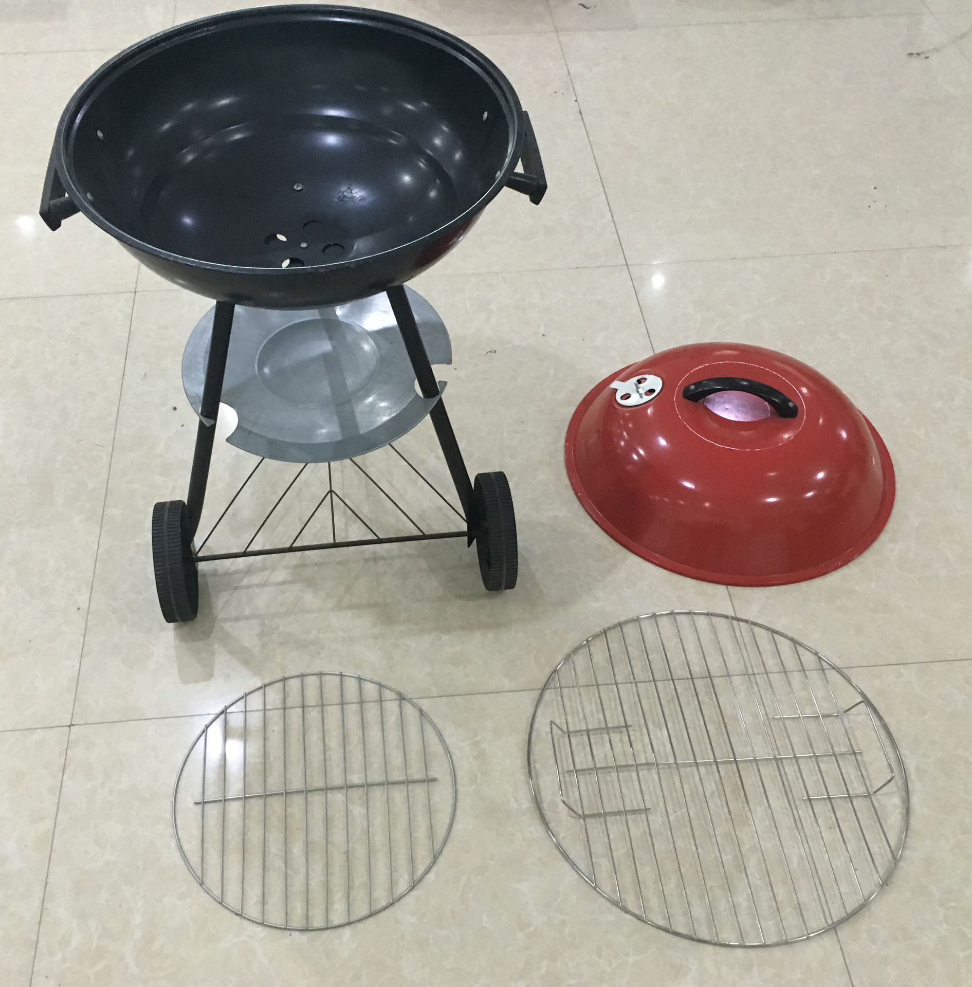 Suministro directo de fábrica Apple Parrilla de barbacoa se puede utilizar para otros colores diseño libre LOGO Parrilla de barbacoa de carbón