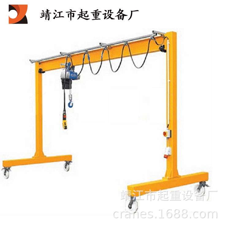 泰州厂家 大量供应 简易手推式单梁龙门吊 0.5t1t1.5t2t2.5t3t