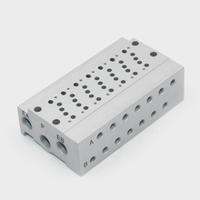 促销 SMC型汇流板 SS5Y5 直接插管型 电磁阀底座 汇流板 E18