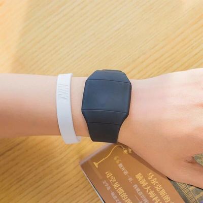 factory Direct selling square Electronic watches Best Sellers touch screen watch jelly ultrathin LED Watch event gift logo
