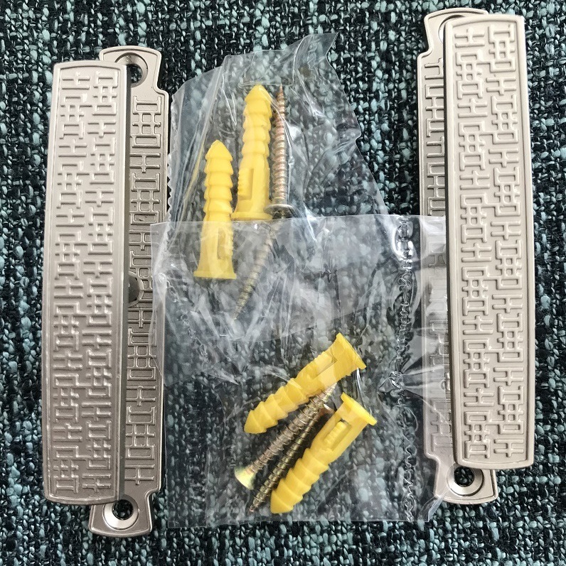 双喜临门墙面窗帘挂钩 合金材质 牢固耐用 一件代发 附安装螺丝