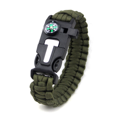 Manufactor Jewelry customized outdoors multi-function Survival Bracelet Observing Bracelet Multicolor Optional Customizable LOGO