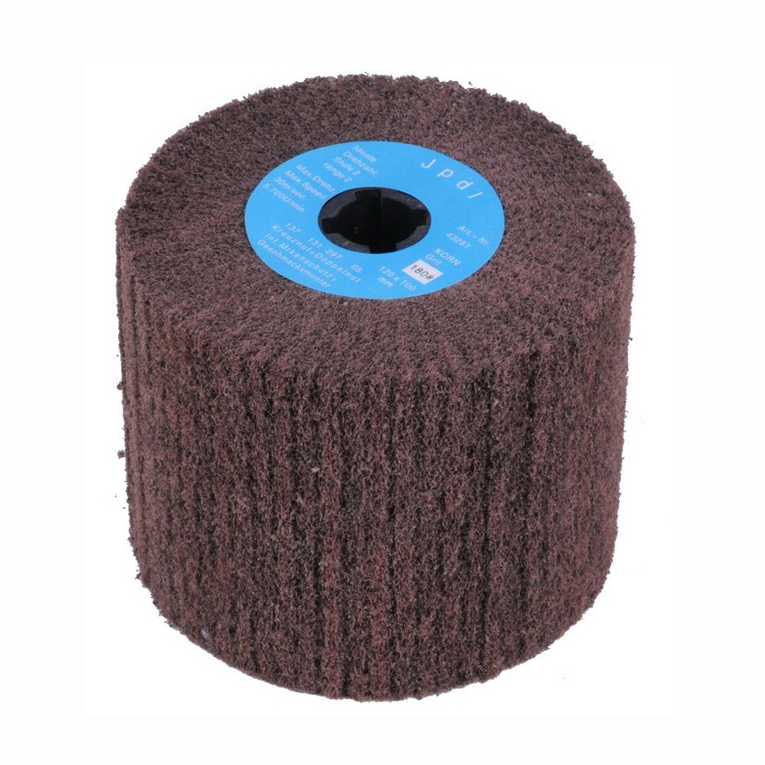 JPDL拉丝轮 手提抛光机拉丝修复180#拉丝轮 金属制品表面拉丝细纹