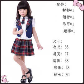 儿童服装 女童装 马夹学生装cospaly角色扮演公主裙cos服表演服